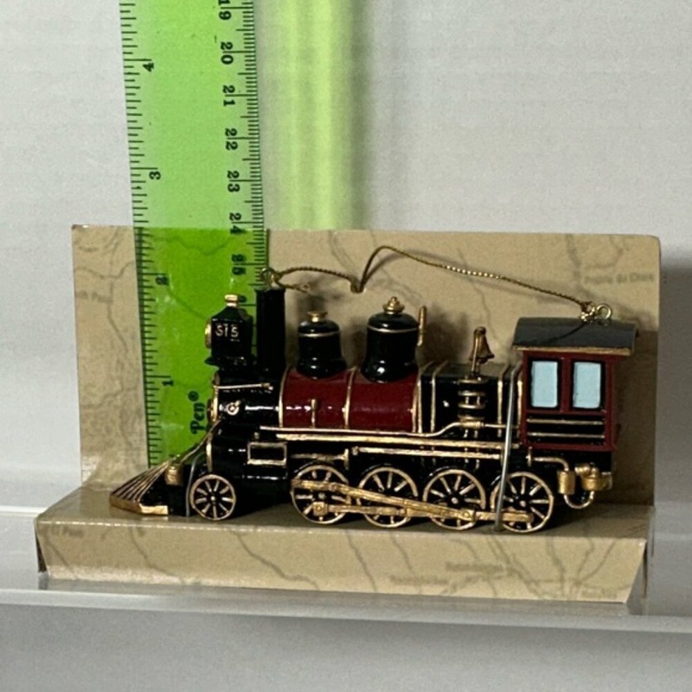 Vintage Train Locomotive 515 Wood Ornament Legend of The Plains Chapter IV 1991 - Picture 7 of 16